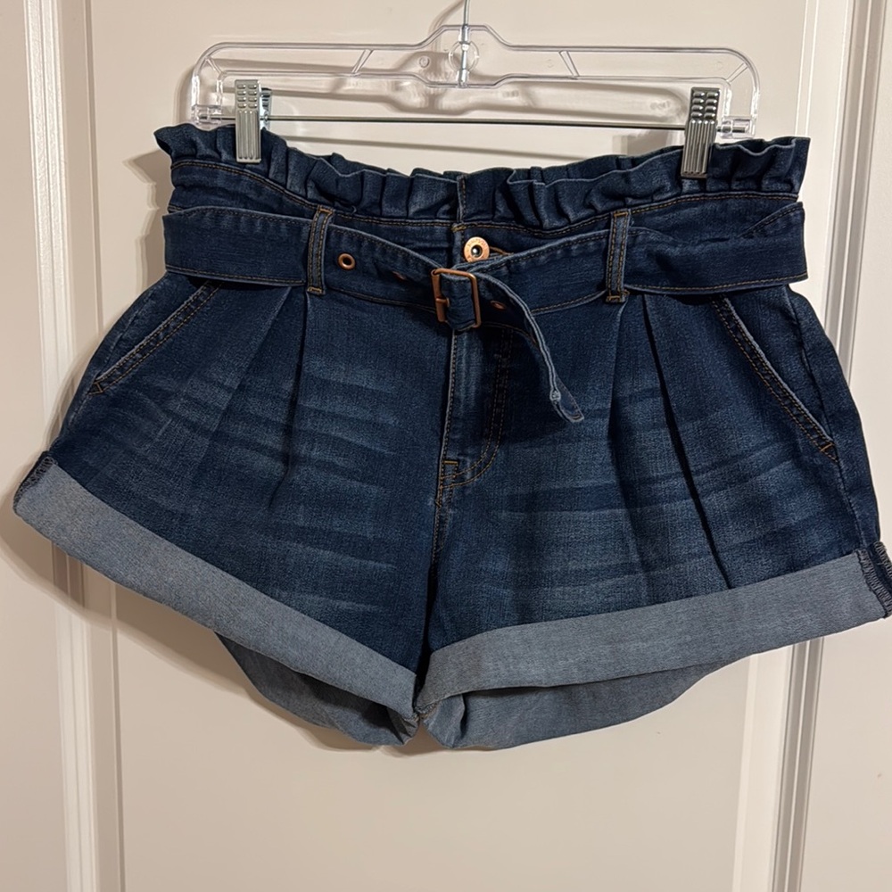 Jessica Simpson Blue High Waist Denim Shorts